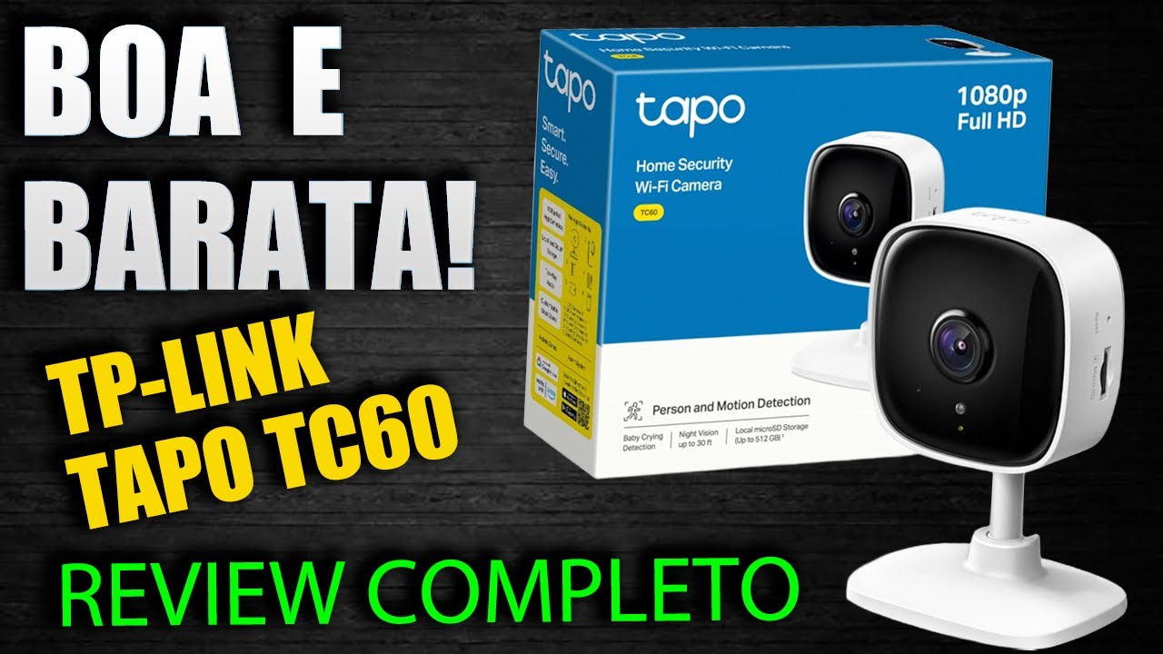 TP-LINK Tapo TC60 - Câmera de segurança barata, mas é completa!