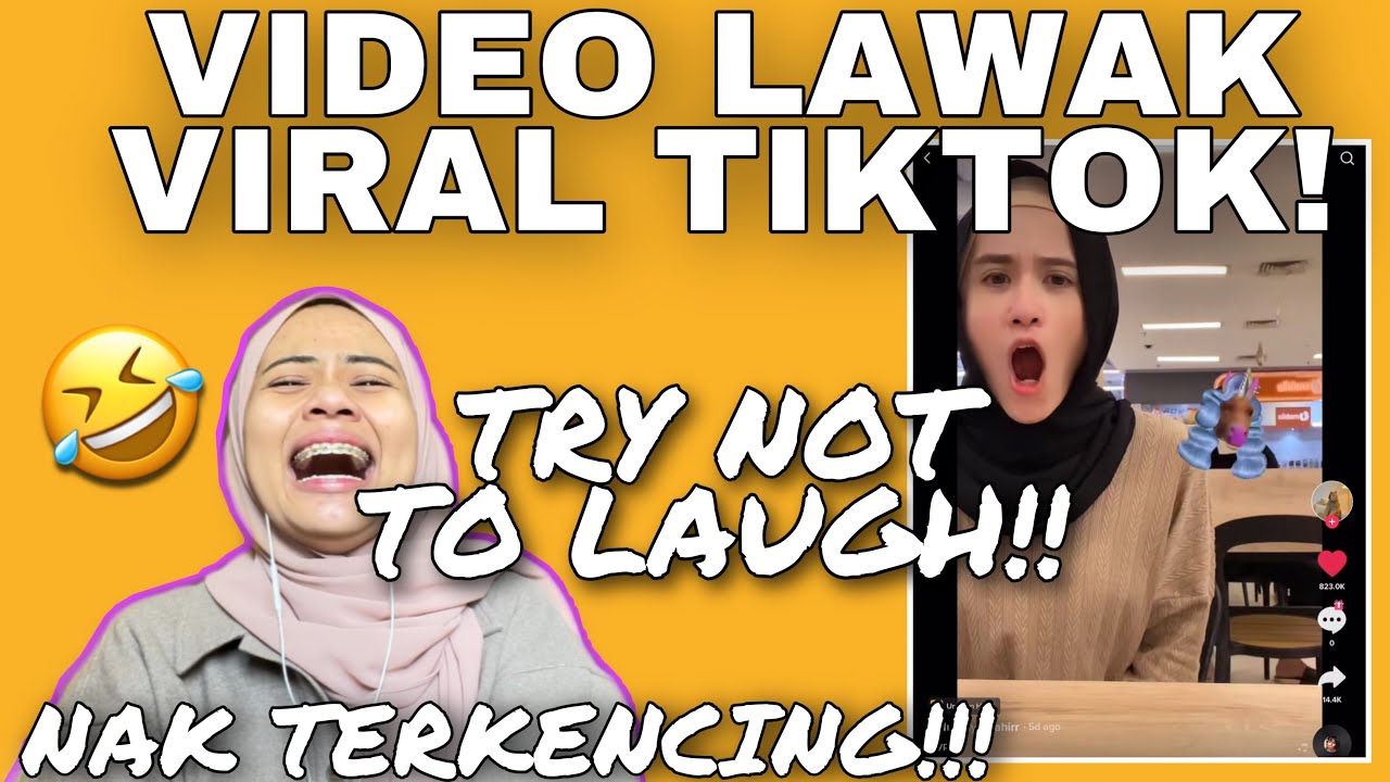 VIDEO VIRAL LAWAK TIKTOK!! 😭 TRY NOT TO LAUGH! NAK TERKENCING 🤣