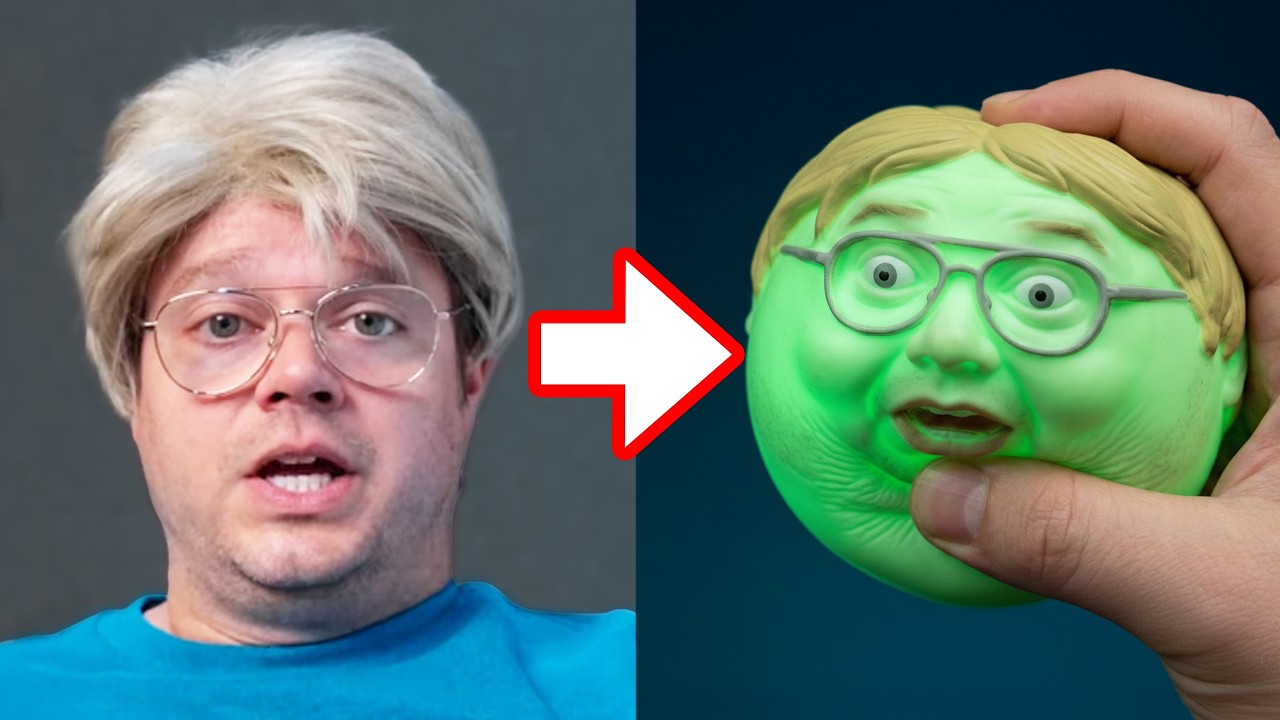 He Turned Into GLOWING Stress Ball?