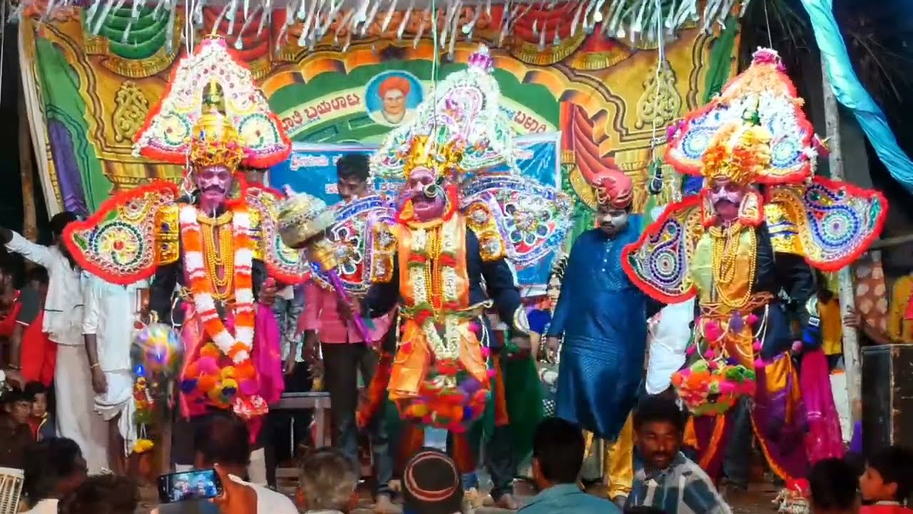 ಘಟೋದ್ಗಜ ಮತ್ತು ದುರ್ಯೋಧನ | ಪಾಂಡುವಿಜಯ ಬೈಲಾಟ ಕೃಷ್ಣನಗರ ಸಂಡೂರು @eeracreations #bayalatavideos #bayalata