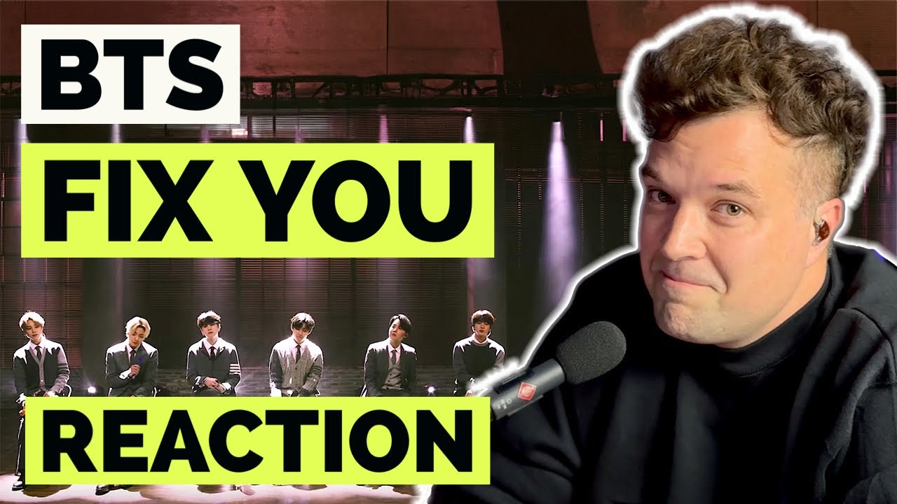 BTS  - Fix You Cover - Former Boyband Member Reacts!
