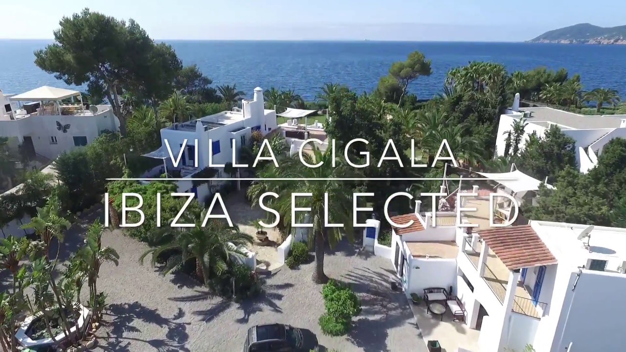 Drone video Casa Cigala for 8 - 16 people from Ibiza Selected in HD