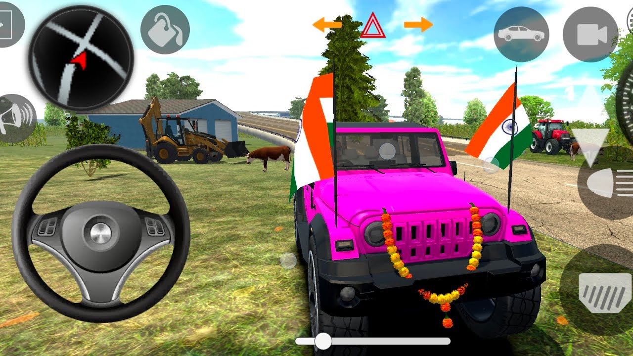 Modified the Thar Indian simulator game Drive 3D Android Wala games l Car Wala games ll 