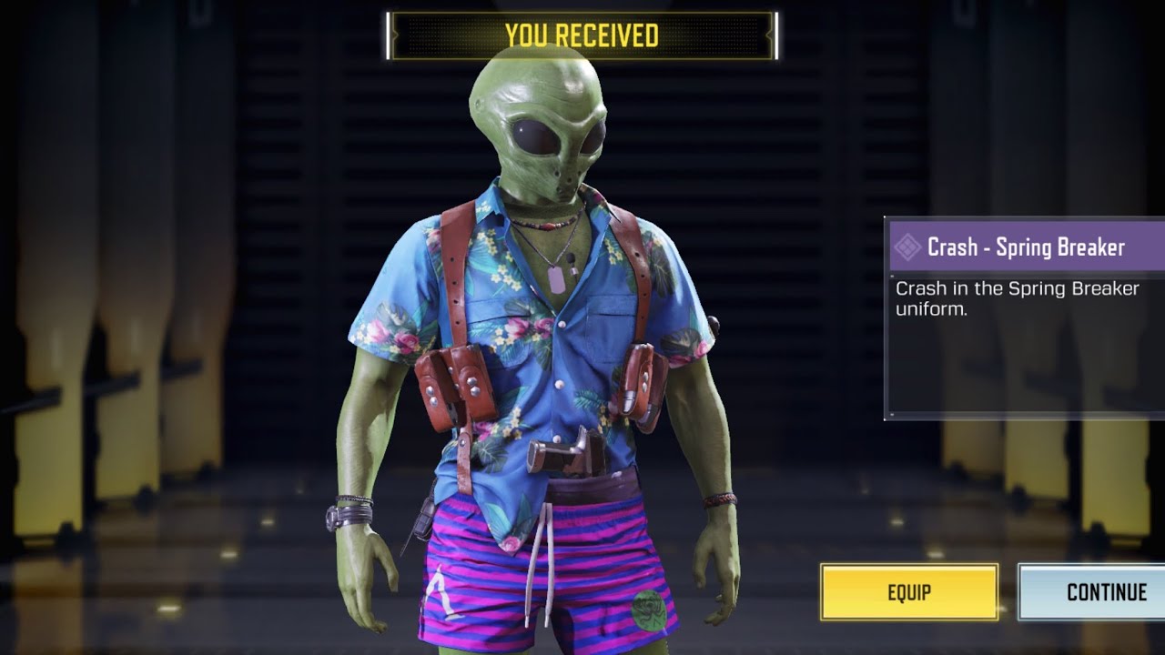 Codm Alien skin gameplay 