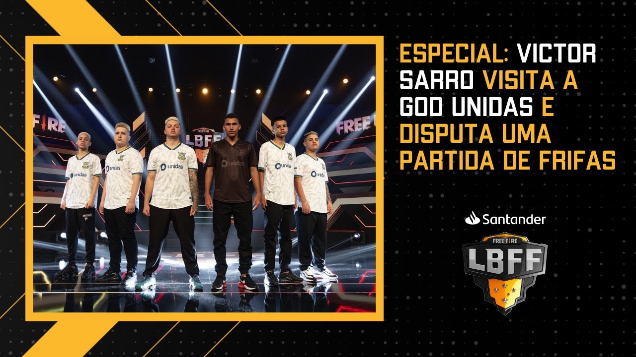 LBFF: VICTOR SARRO VISITA A CASA DA GOD UNIDAS E JOGA UM FRIFAS!