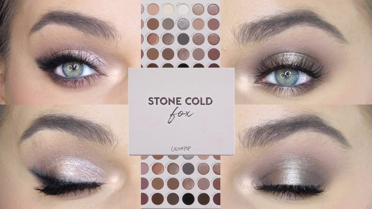 Colourpop Stone Cold Fox Palette Tutorial, TWO LOOKS ONE PALETTE!