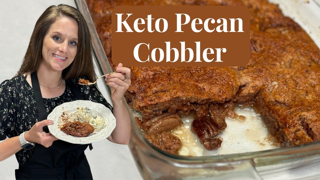 Keto Pecan Cobbler! OOOH YEAH!
