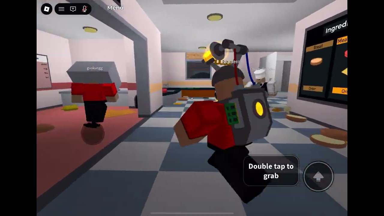 Trolling in cook burgers roblox #cookburgers #roblox