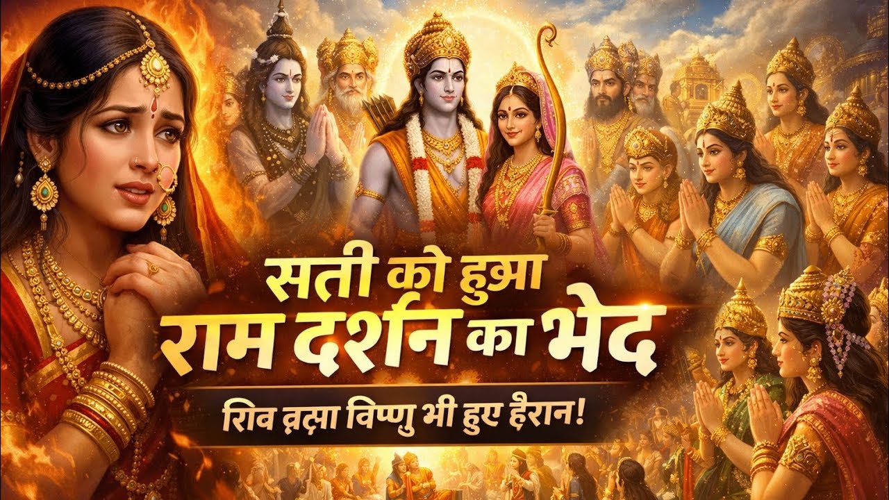 सती को हुआ श्री राम का विराट दर्शन | अज्ञान टूटा, खुला दिव्य रहस्य! #ramayan #रामायण #रामचरितमानस 