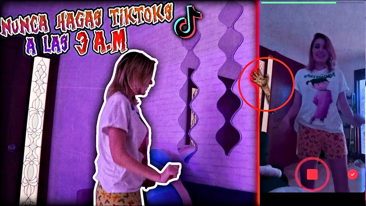 HICE UN TIKTOK A LAS 3 AM Y ESTO SUCEDI&Oacute;... *reto PARANORMAL* - Lulu99