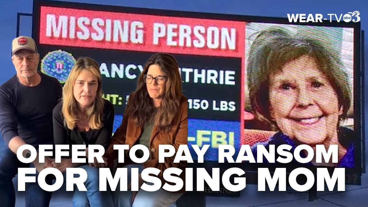 Guthrie's children tell possible captors 'we will pay'