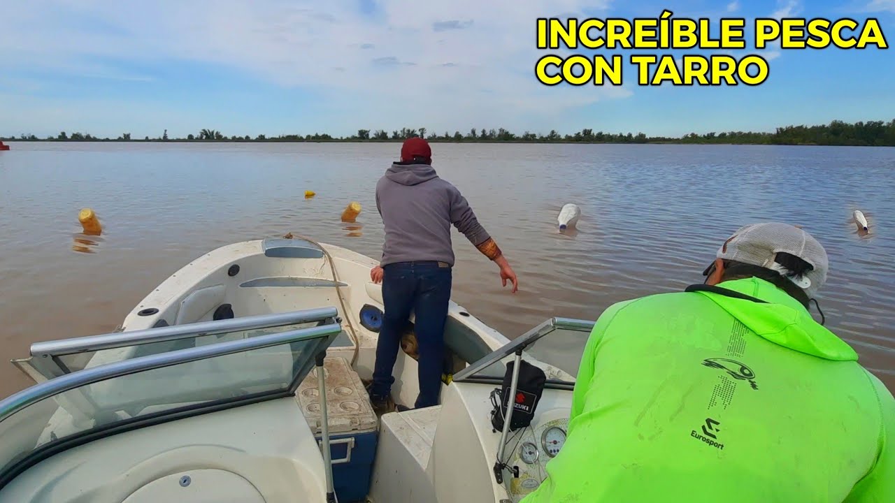 ASÍ SE PESCA CON TARROS! LAS 5 BOCAS EN IBICUY, Pesca Artesanal.