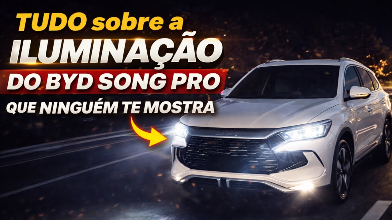 SHOW DE LUZES DO BYD SONG PRO 2026: TUDO sobre a iluminação que NINGUÉM MOSTRA