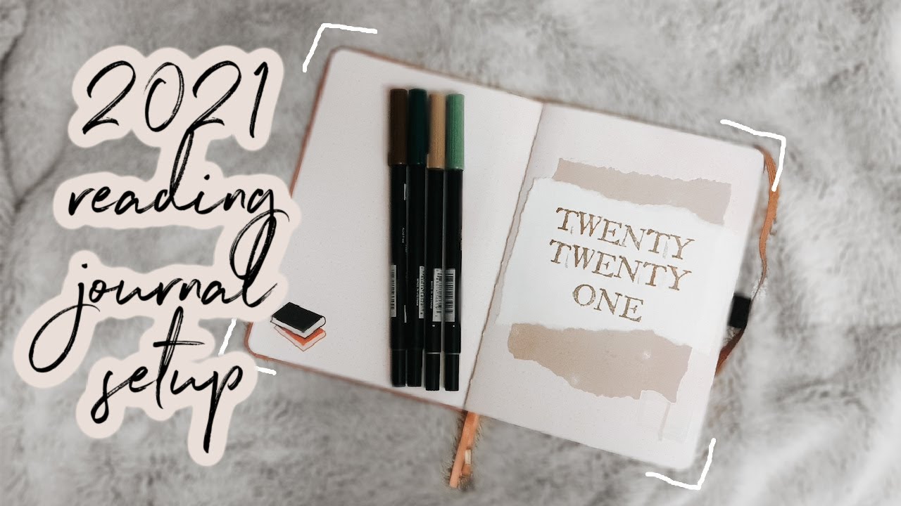 setting up my 2021 reading journal