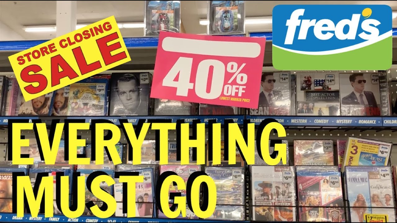 FRED'S STORE CLOSING SALE VLOG | COME SHOPPING WITH ME!
