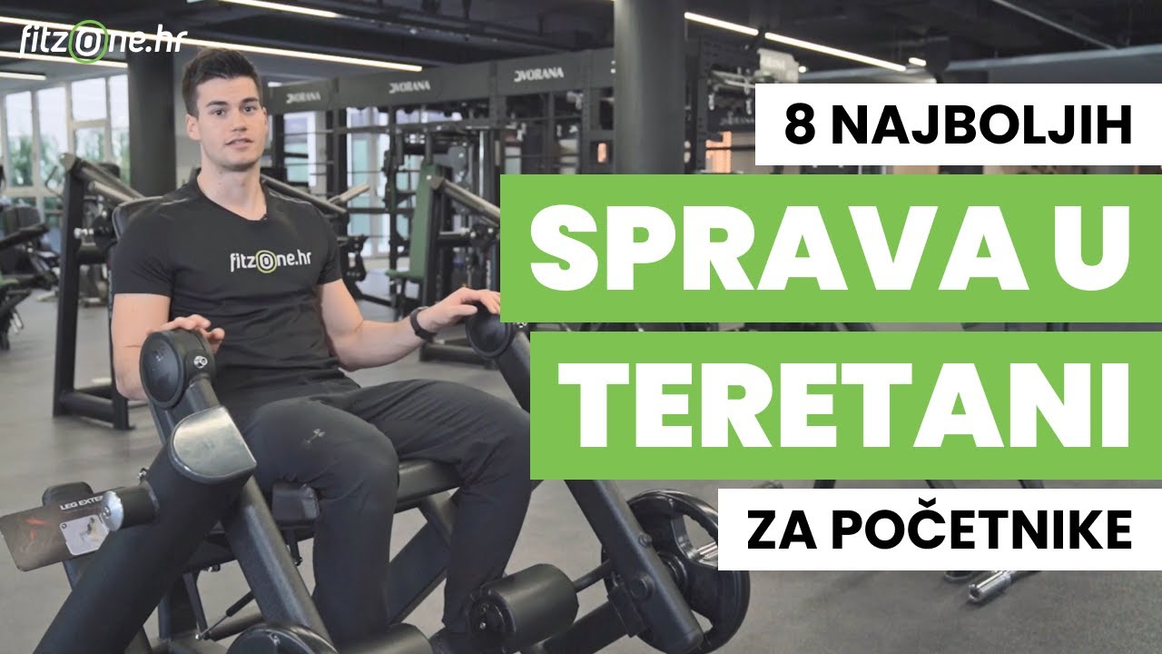 NAJBOLJE SPRAVE za početnike u teretani i kako ih koristiti!