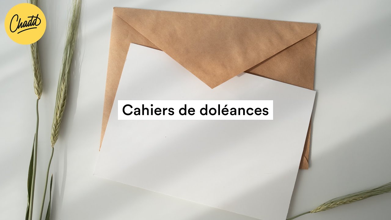Cahiers de doléances: Wat zijn dat eigenlijk? - Mr. Chadd Academy