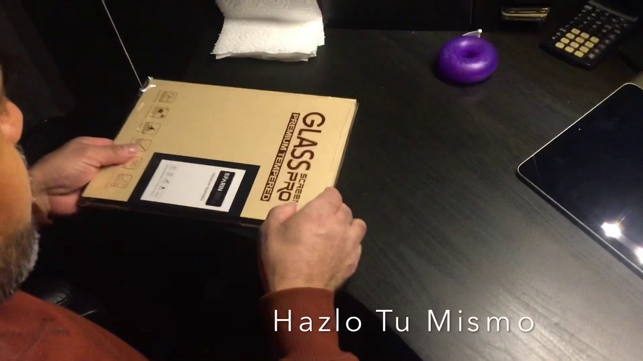 Como poner un protector de pantalla (Ipad)