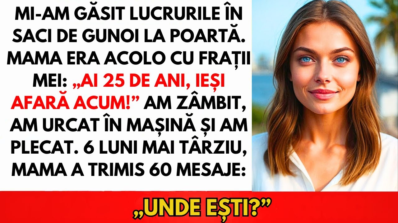 M-Am Întors Din Deplasare, Mi-Am Găsit Lucrurile În Saci La Poartă — Mama Era Acolo…