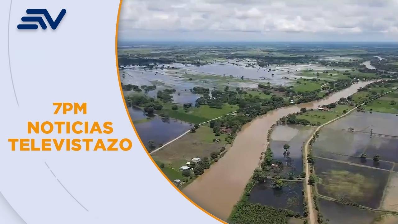 El desbordamiento del río Vinces generó pérdidas en cultivos | Televistazo | Ecuavisa