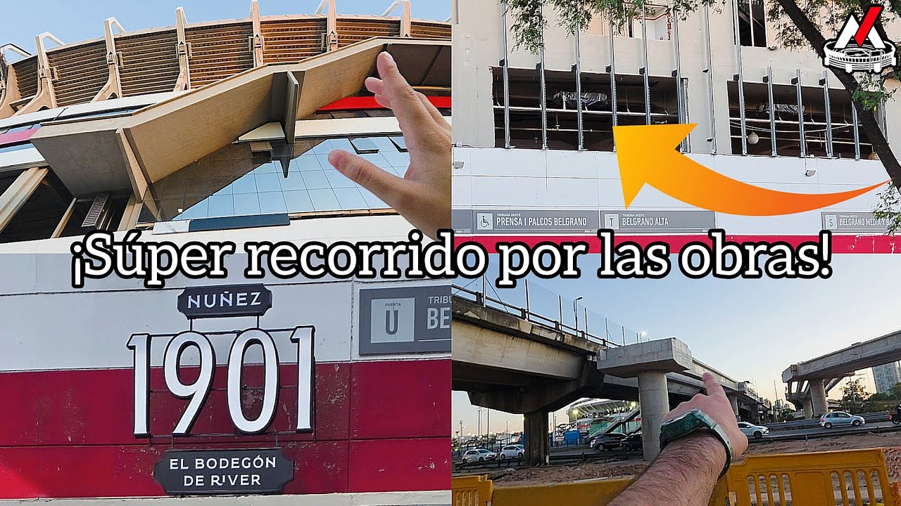 🏗💣¿River pone ascensores/escaleras mecánicas para las tribunas altas? + Fachada + Puente Labruna 🏟💯