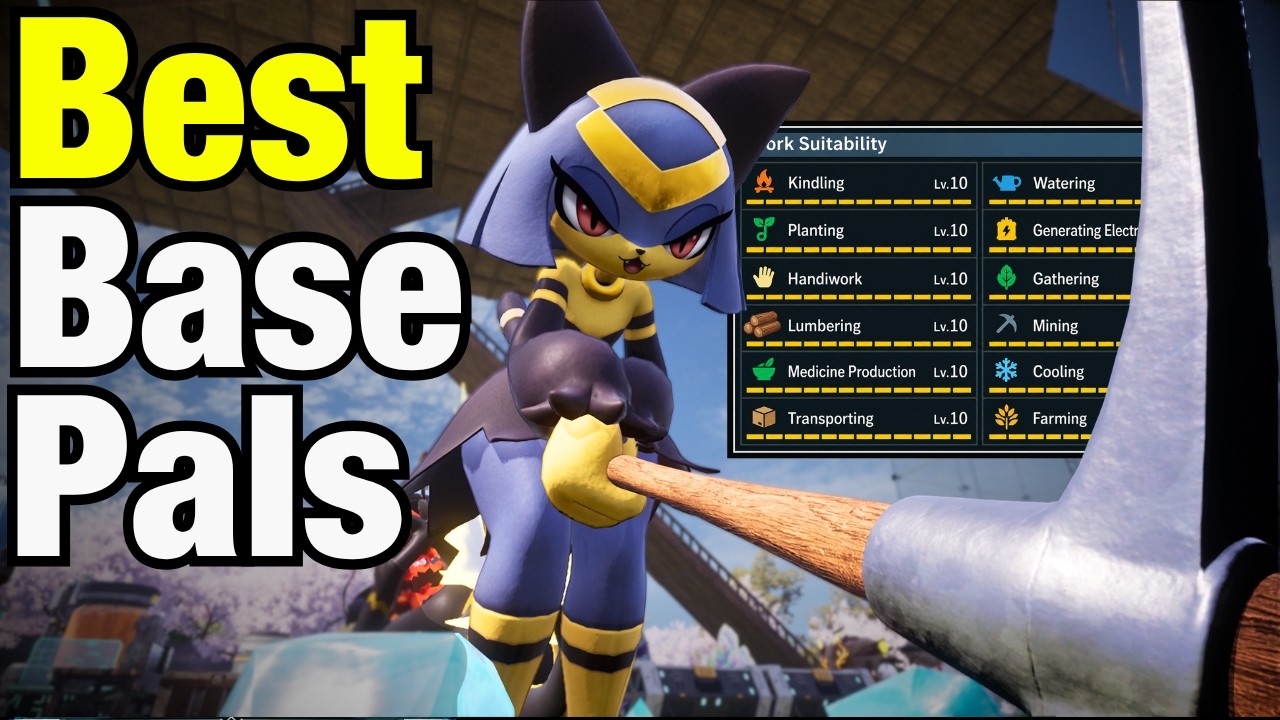 15+ BEST Base Pals for EVERY Work Type in Palworld 1.0