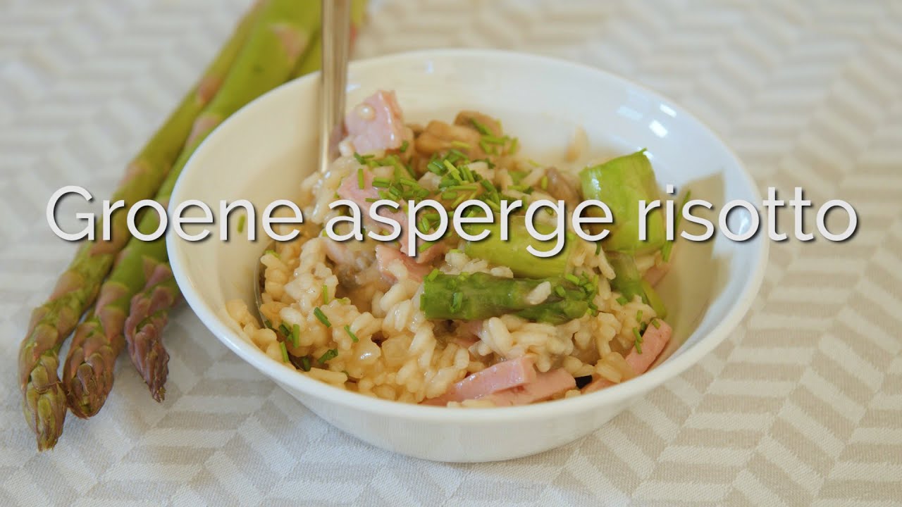 Hoe maak je groene asperge-risotto?PuurGezond