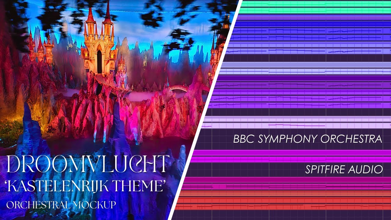 Efteling Music: Droomvlucht 'Kastelenrijk' Theme - Orchestral Mockup Cover