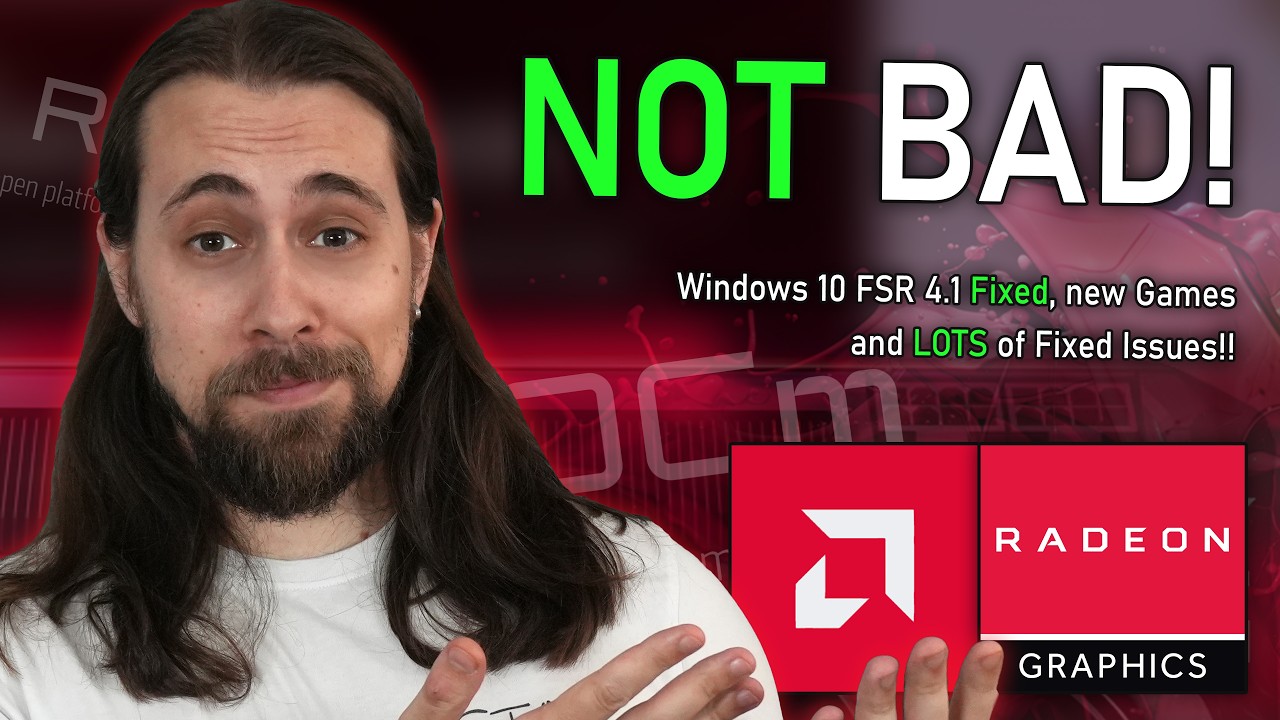 AMD Adrenalin 26.7.1 Drivers | New Games, Lots of Fixed Issues, FSR 4.1 and more!