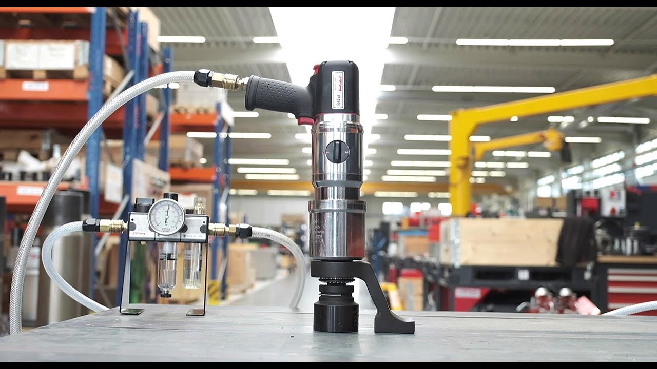How to use a pneumatic torque wrench: ITH Nut Runner type PDS