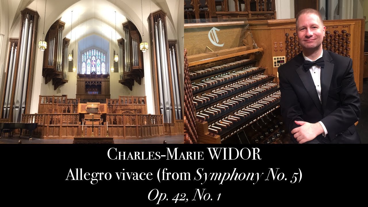 C.M. Widor, Allegro vivace (from Symphony No. 5) Op. 42 - Johann Vexo, organ