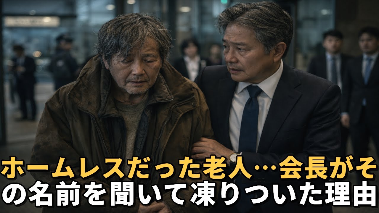 ホームレスだった老人…会長がその名前を聞いて凍りついた理由