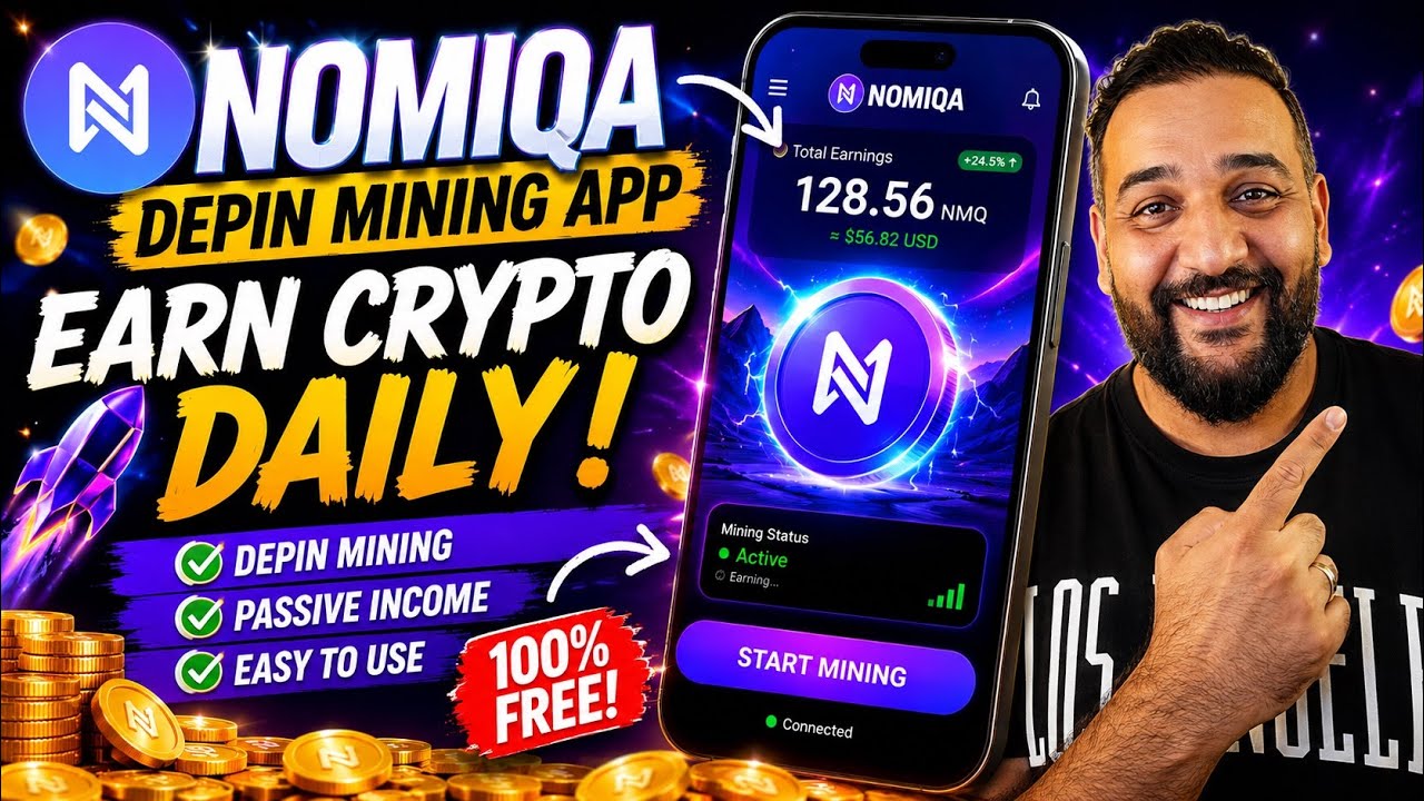 🚀 Обзор майнинг-приложения Nomiqa DePIN | Бесплатный майнинг? Полный гайд 2026