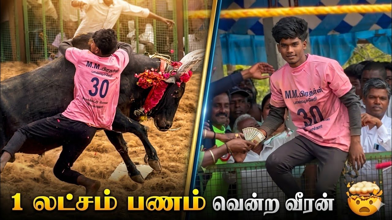 1 லட்சம் ரூபாய் பரிசுத் தொகை பெற்ற வீரன் இடையாத்தூர ஜல்லிக்கட்டு 2026||Idayathur jallikattu 2026