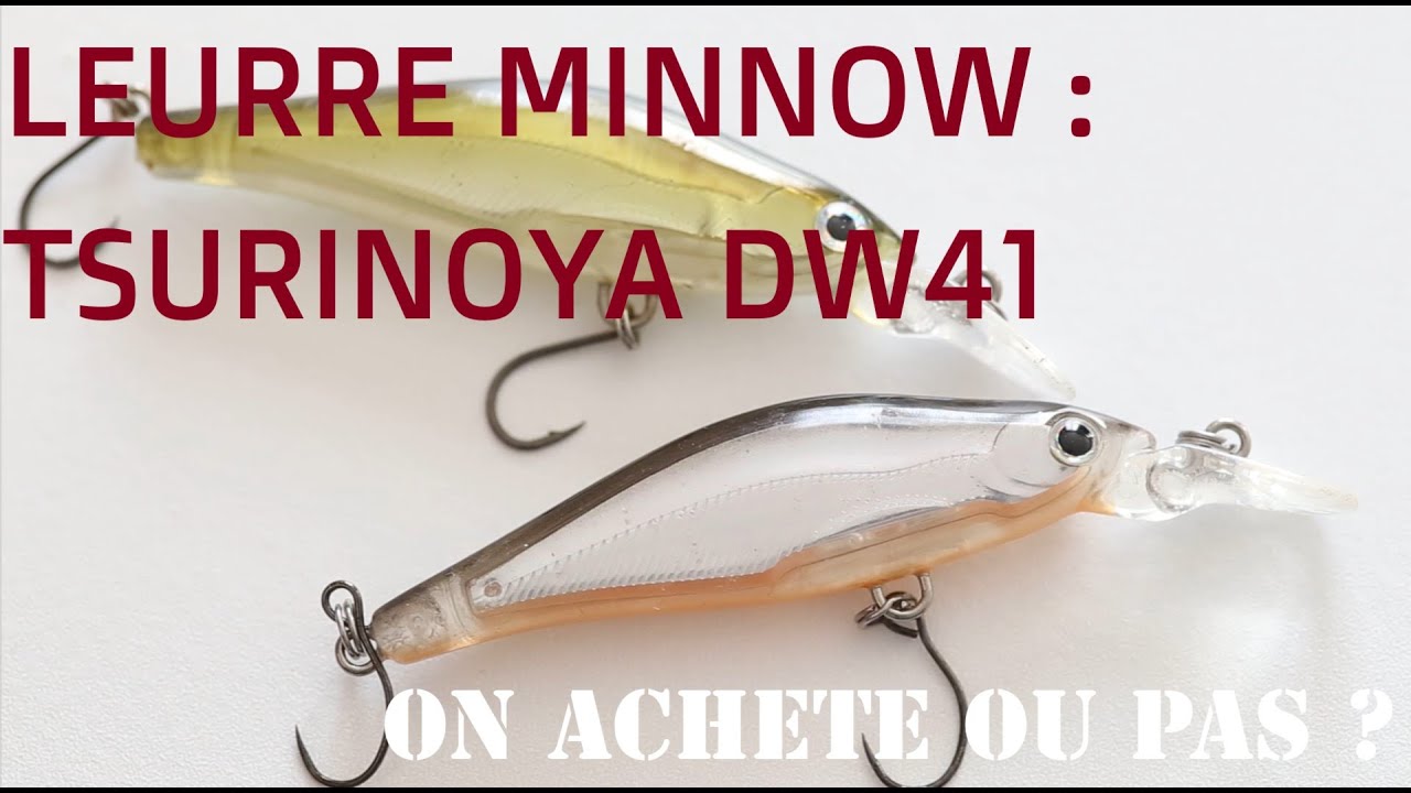 Leurre Tsurinoya DW41 - Présentation et test terrain