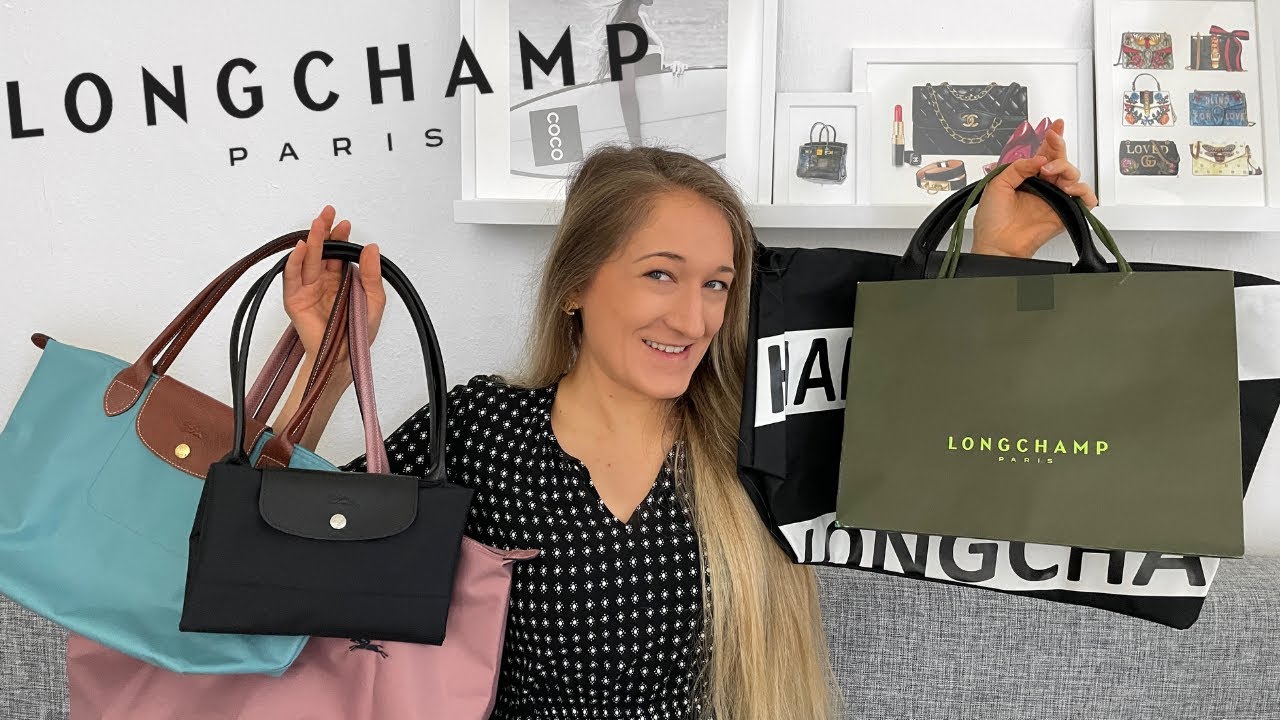 LONGCHAMP Le Pliage Unboxing & Comparison Le Pliage Néo vs. Le Pliage Green vs. Club | Lesley Adina