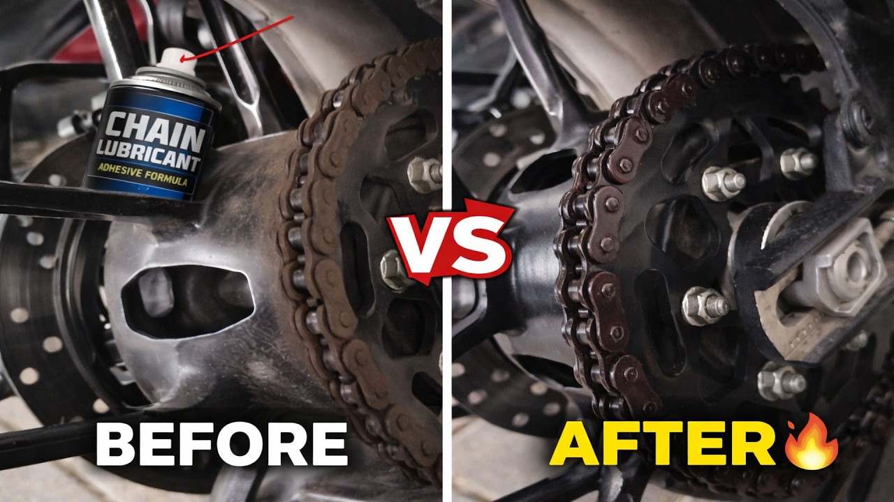 Bike Chain ka Before vs After 😳