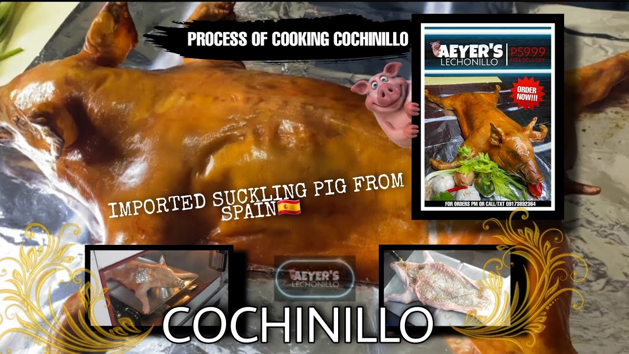 STEPS OF COOKING COCHINILLO | OVEN 3-4 HOURS | SUCKLING PIG FROM SPAIN