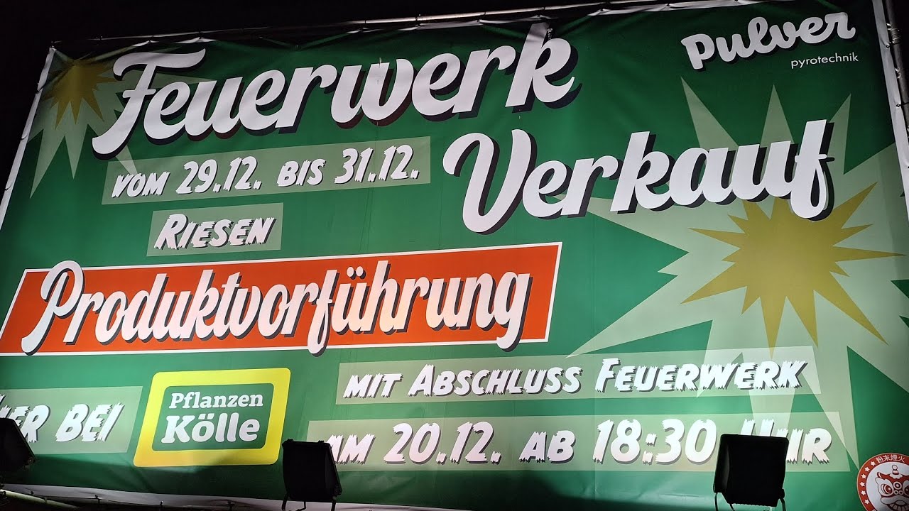 Pulver Pyrotechnik Produktvorführung 🤯🎉😱🎊🥳💥 | Wildau 20.12.2025