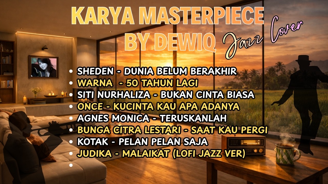 🎵 KARYA MASTERPIECE INDONESIA  BY DEWIQ l JAZZ FUSION l JAZZ POP l JAZZ LOFI