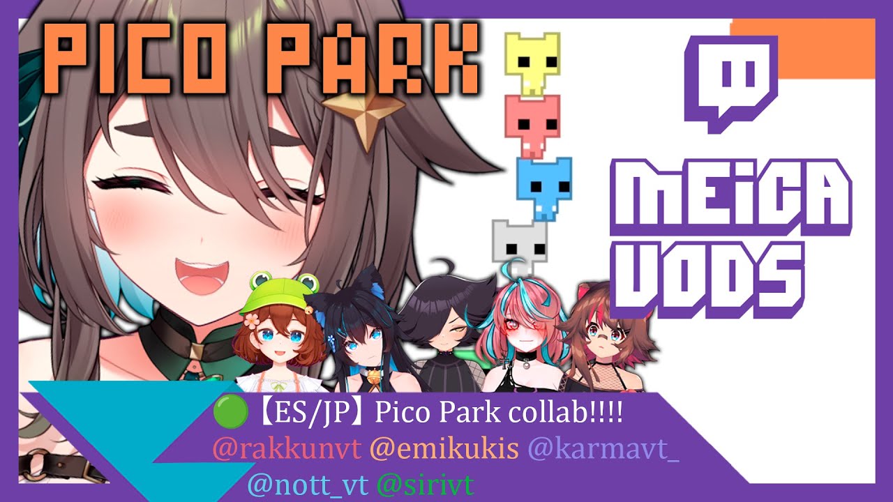🟢【ES/JP】Pico Park con las chikis !!!! collab c/  @RakkunCH  @EmikukisCH  @KarmaVT_  @NottVT  @Siri