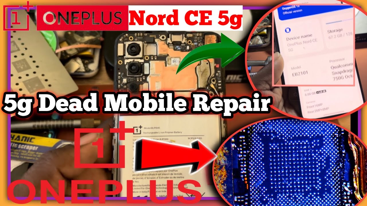 Oneplus Nord CE 5g Dead Solution Cpu Reball Problem Solve