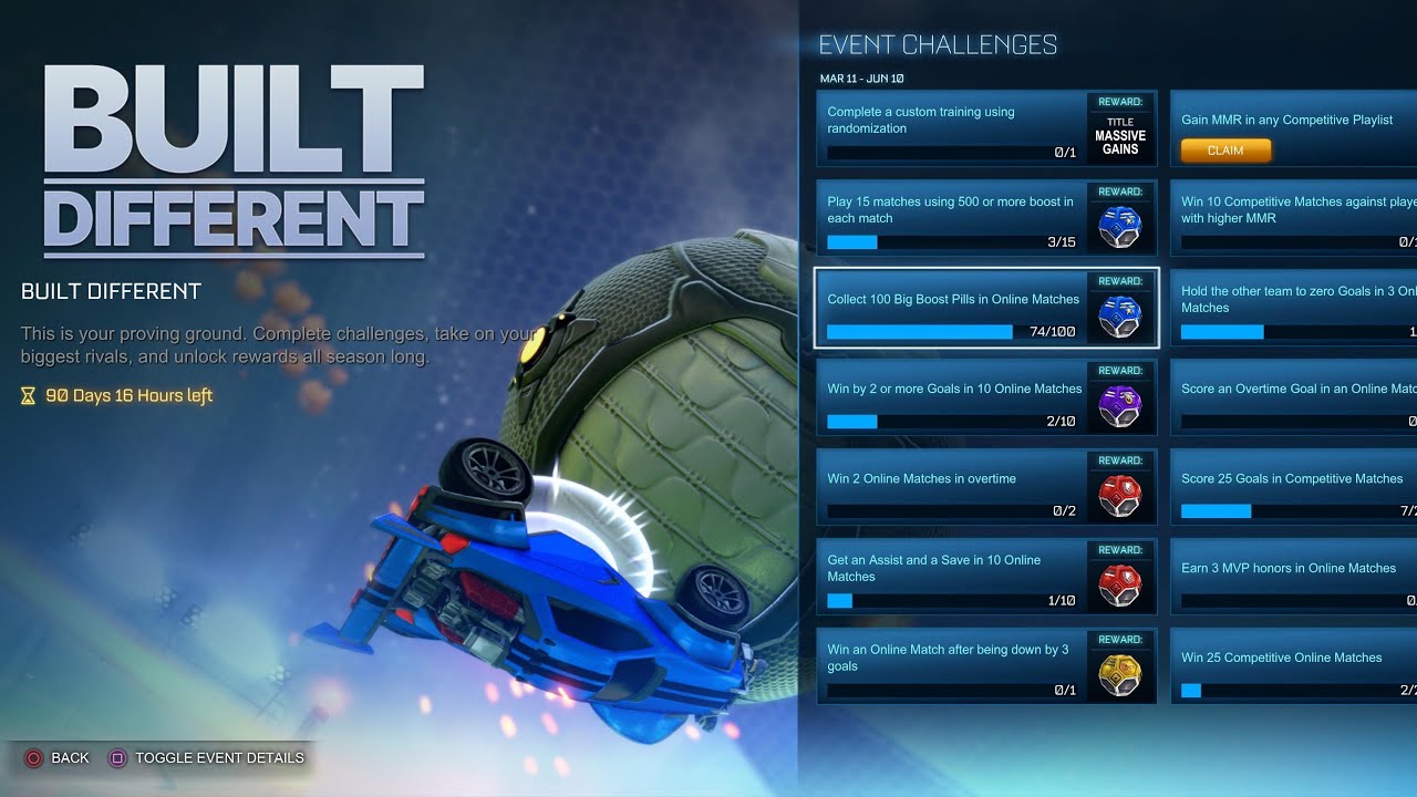 Новые, &laquo;непохожие&raquo; испытания в Rocket League!!