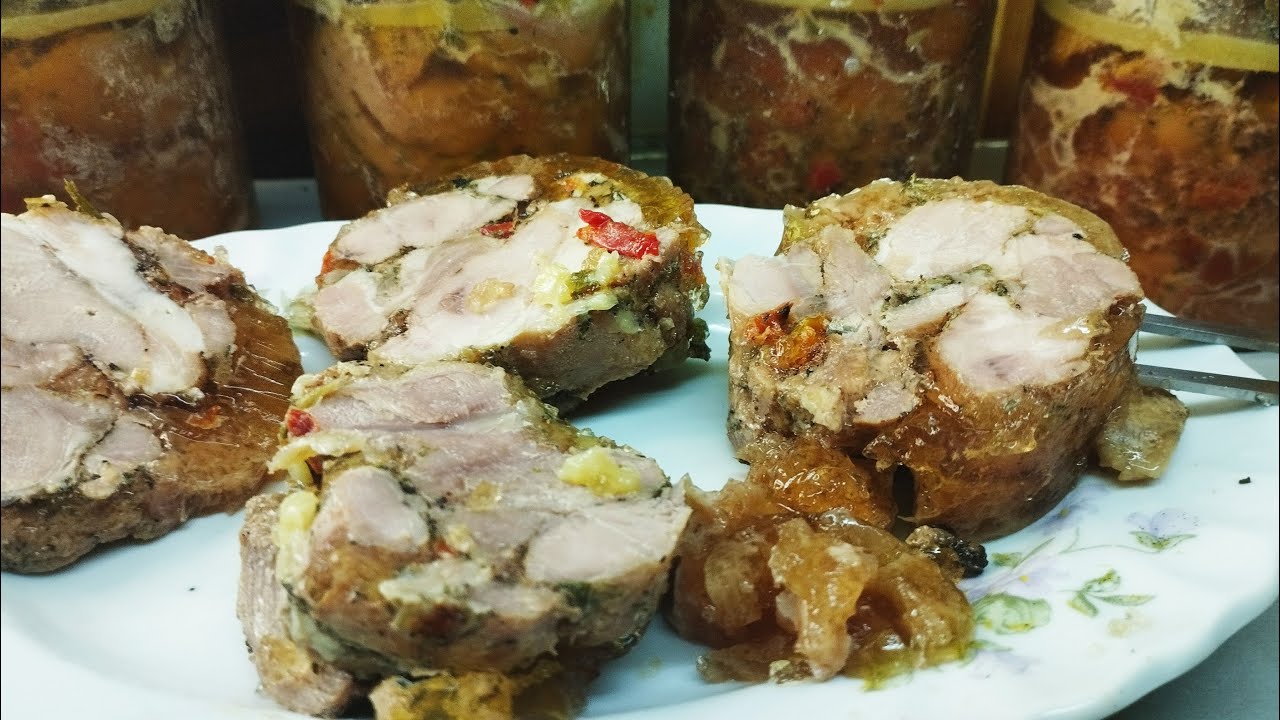 323 # Свиная рулька в банке — блюдо или закуска, просто, вкусно и надолго — Yami Yami