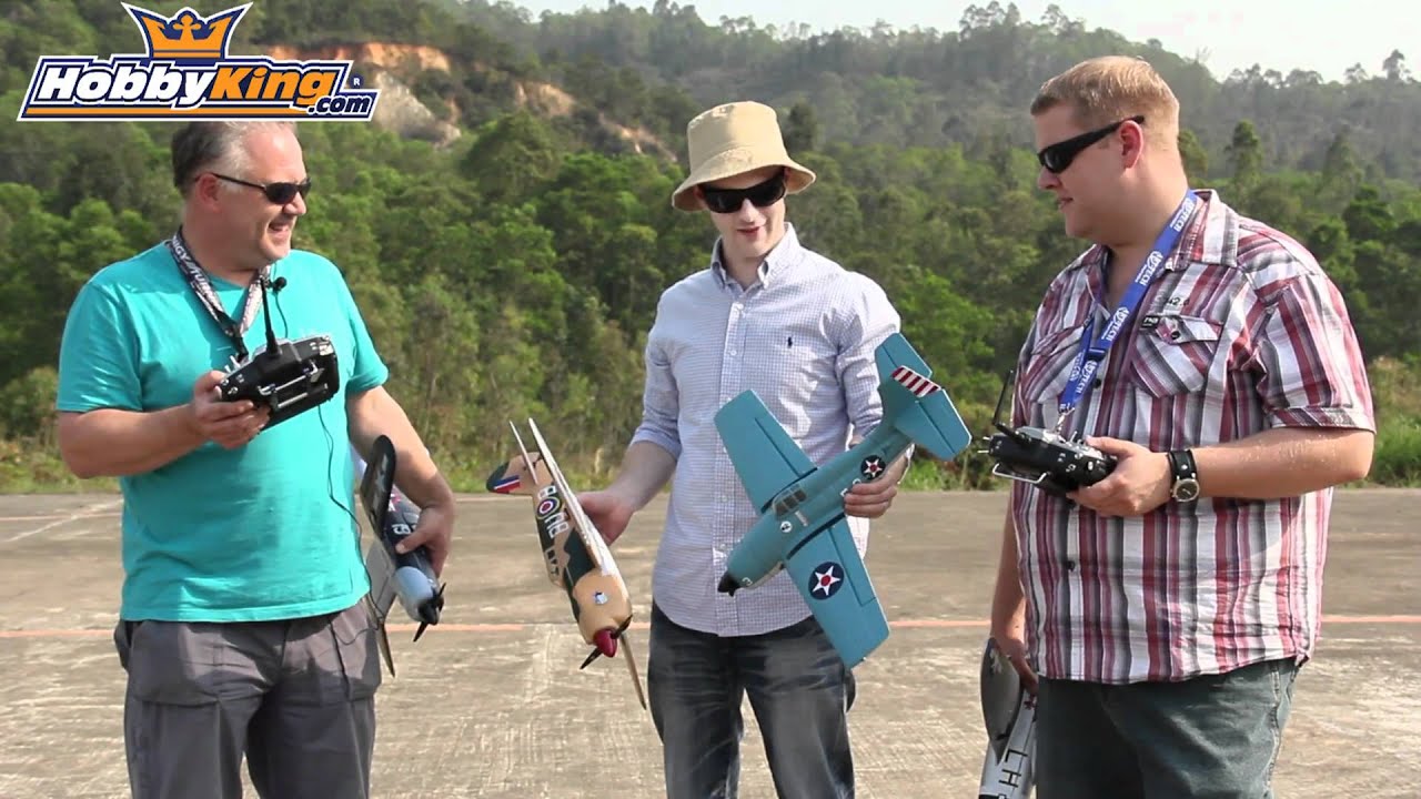 Fun Fighters P47, Wildcat, P40, F4 - HobbyKing Skunkwerks Series