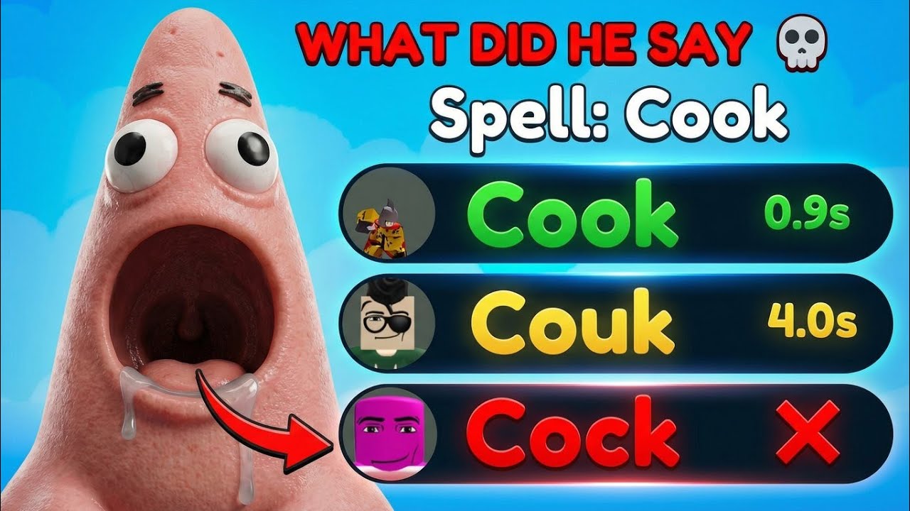 Dumb Roblox Kids try Spelling Race&hellip; 🤡💀