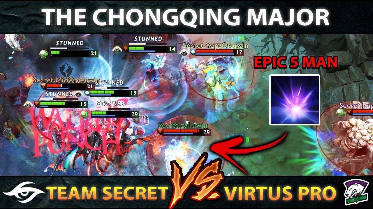 VIRTUS.PRO vs SECRET - MOST EPIC Series of the Day - Chongqing Major - Dota 2