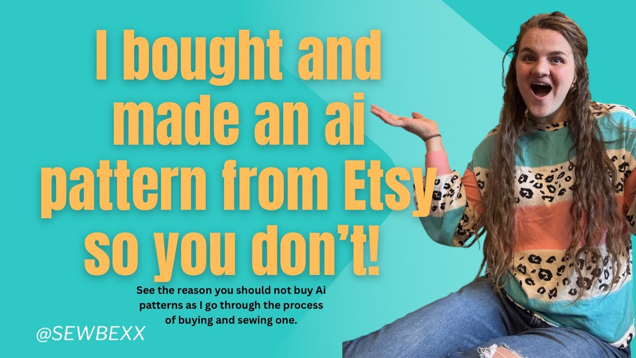 Я купила недорогую выкройку AI на Etsy! Давайте со мной сошьём, и посмотрим, стоило ли оно того!
