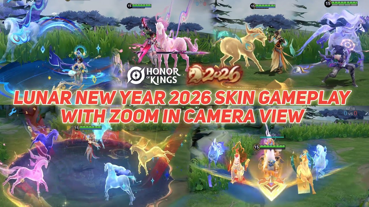 HOK ALL LNY2026 SKIN ZOOM IN MODEL | HONOR OF KINGS LUNAR NEW YEAR 2026