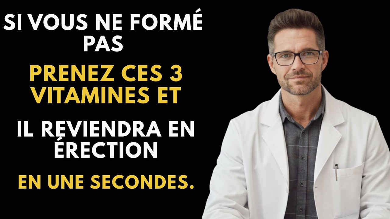 Après 60 ans, ces 3 vitamines soutiennent l’énergie et la vitalité masculine